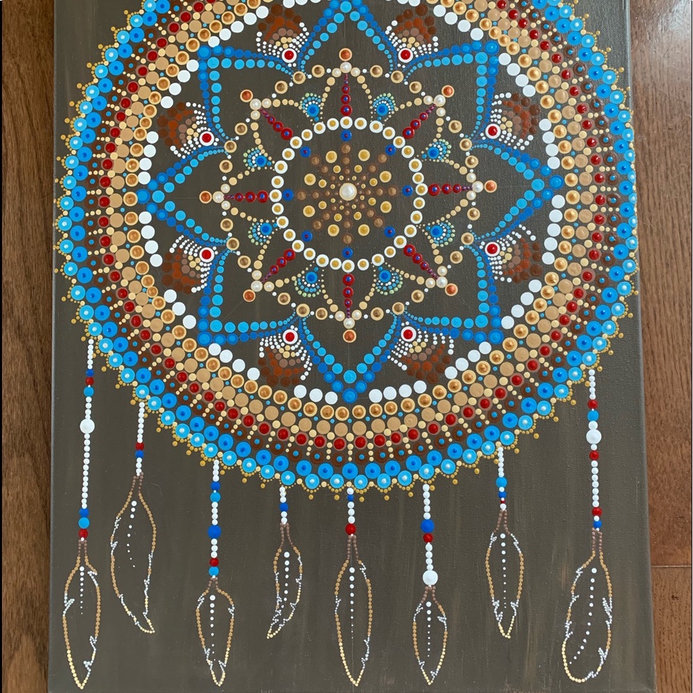 Dream catcher Mandala Painting